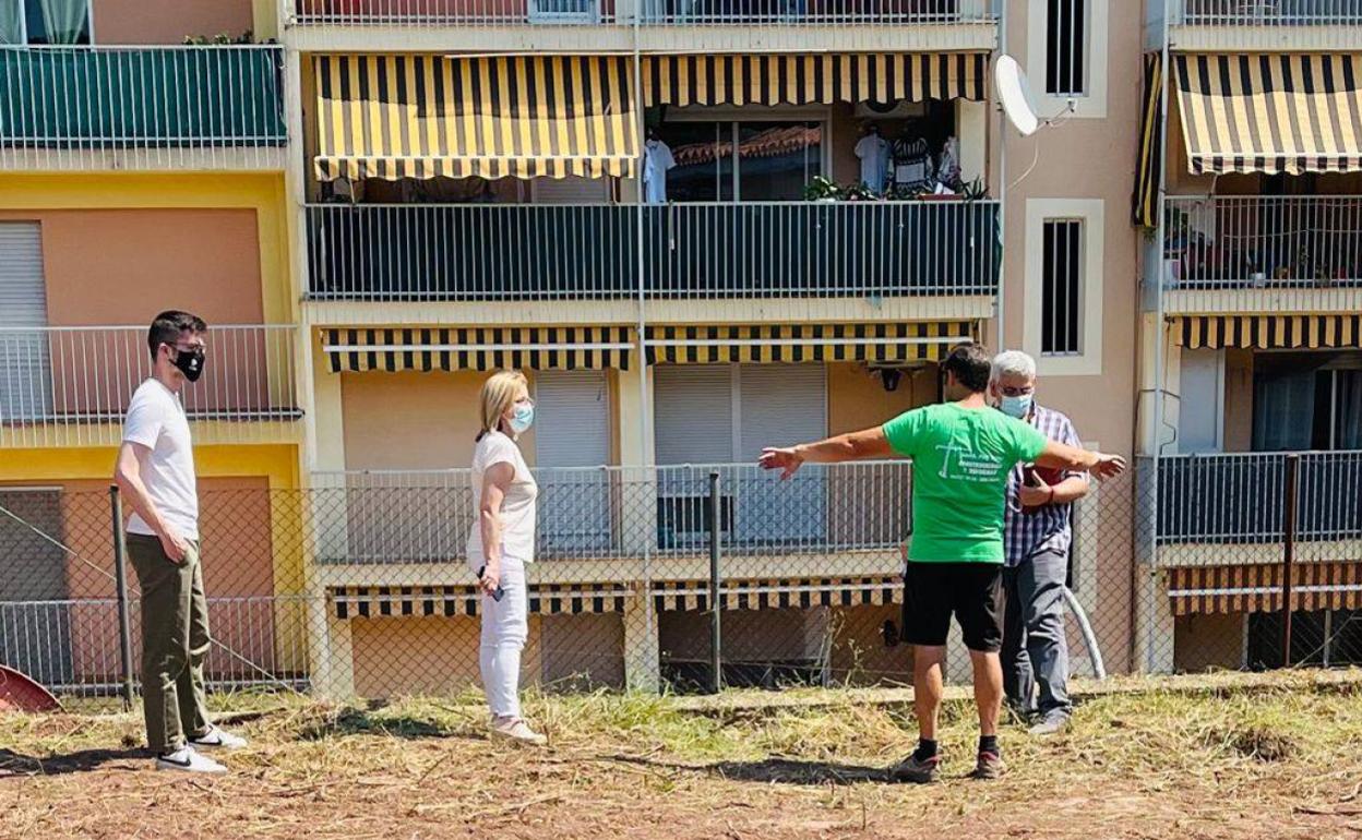 Zona en la que se construirá uno de los aparcamientos. 