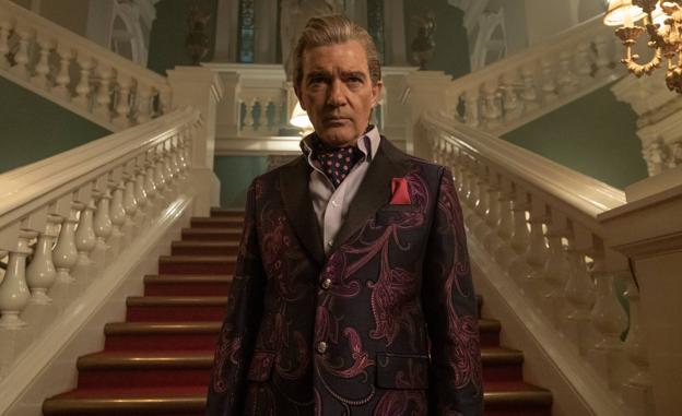 Antonio Banderas, el villano de 'El otro guardaespaldas 2'.