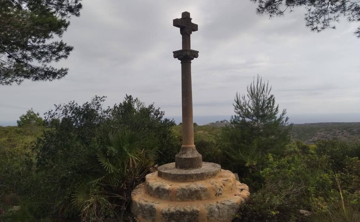 La cruz de término de la Plana. 