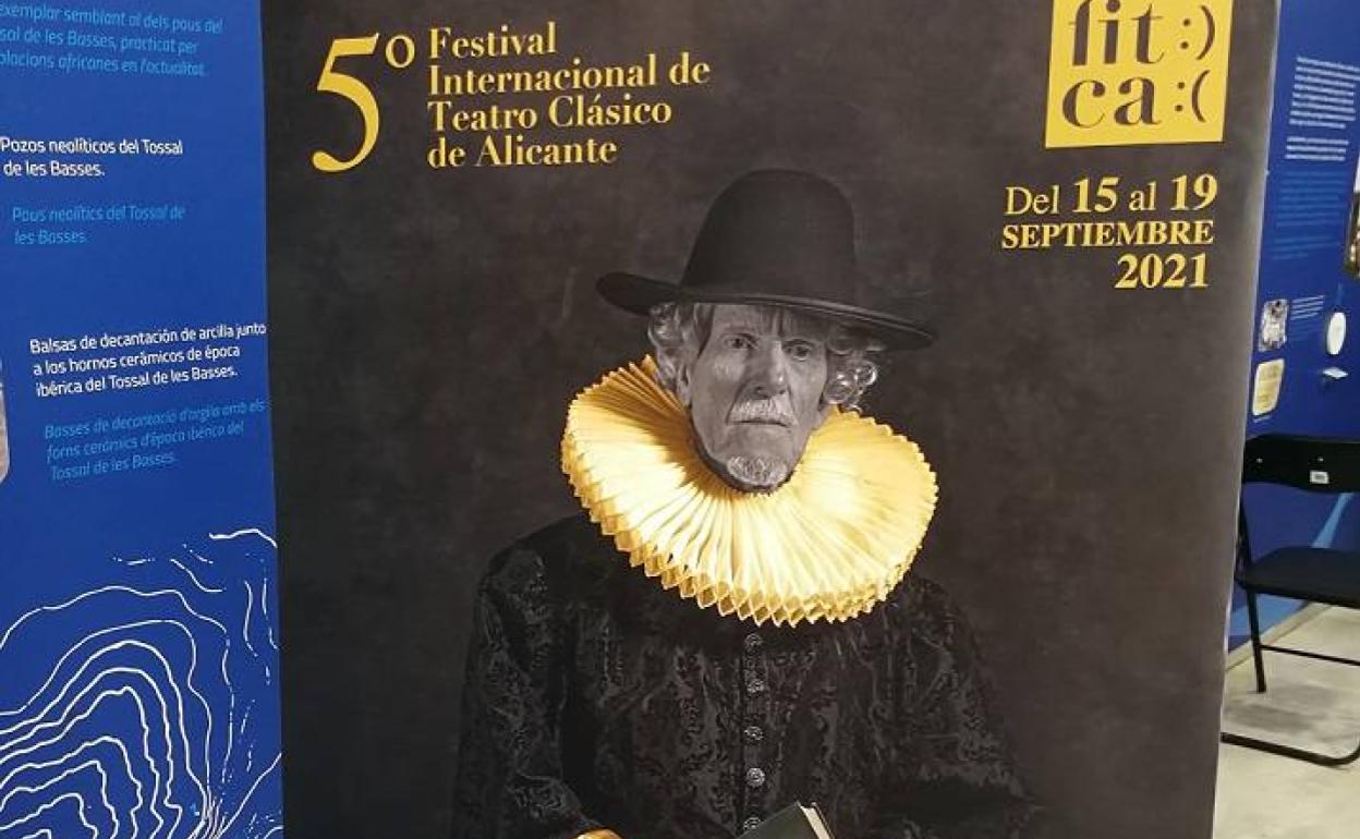 Cartel del V Festival Internacional de Teatro Clásico de Alicante. 