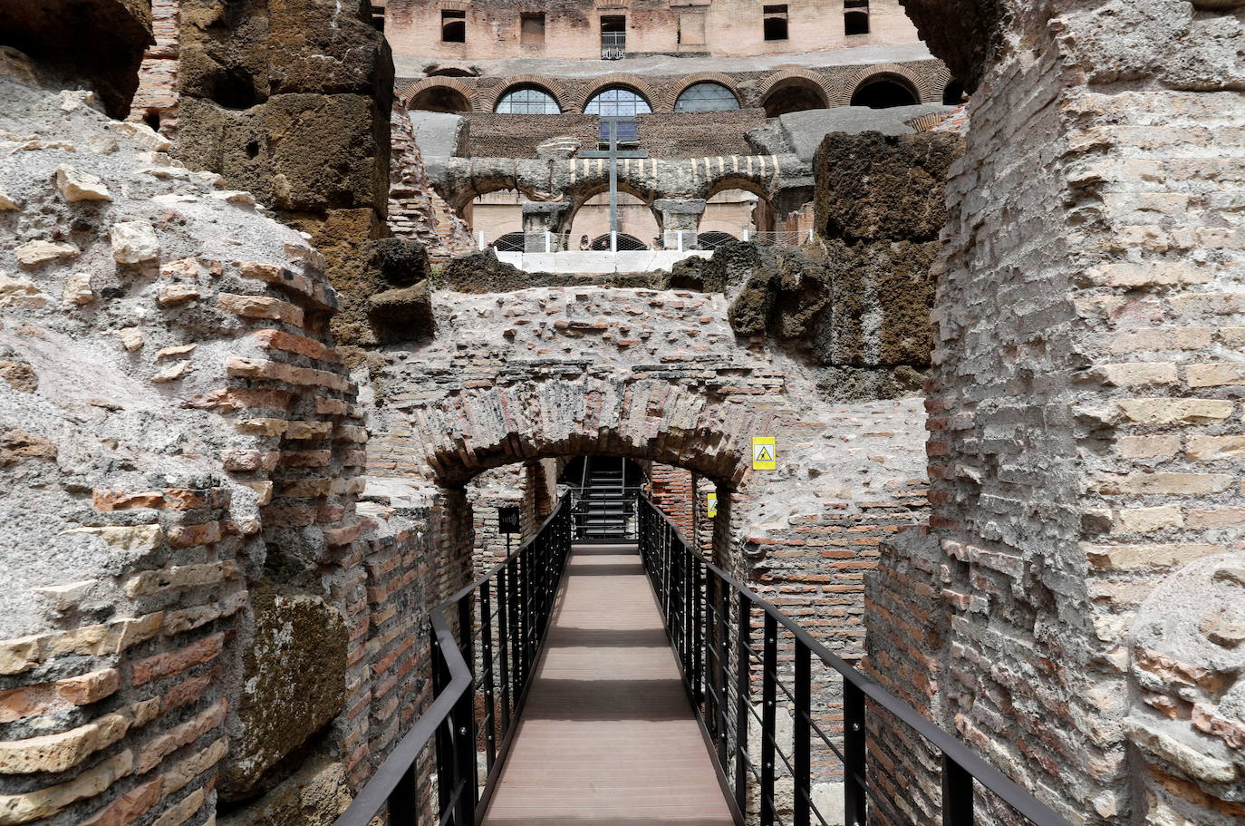 Fotos: El Coliseo abre al público la antecámara de la muerte para leones y gladiadores