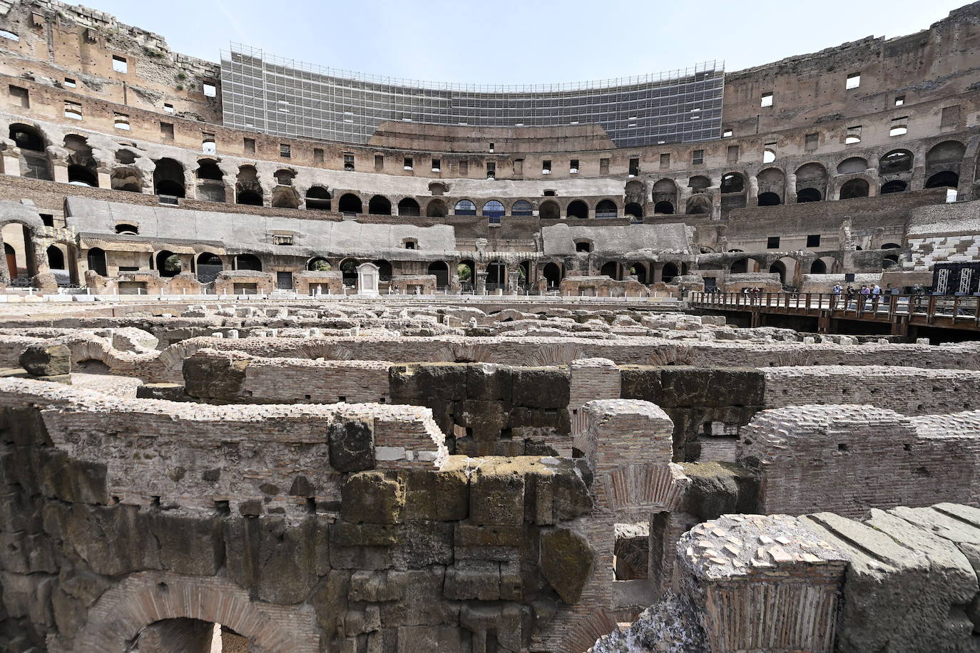 Fotos: El Coliseo abre al público la antecámara de la muerte para leones y gladiadores