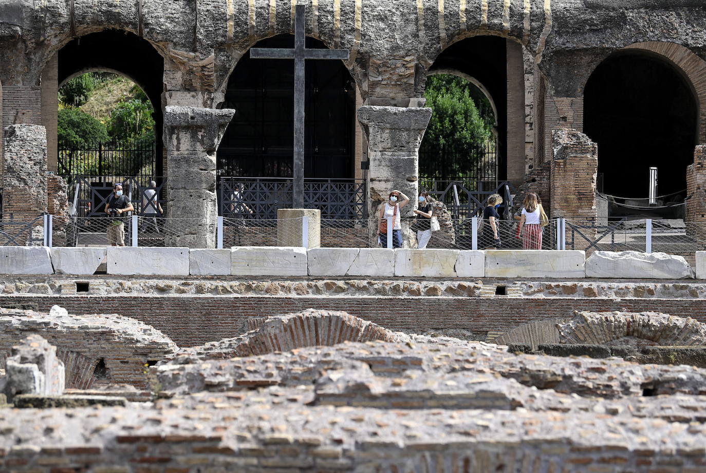 Fotos: El Coliseo abre al público la antecámara de la muerte para leones y gladiadores