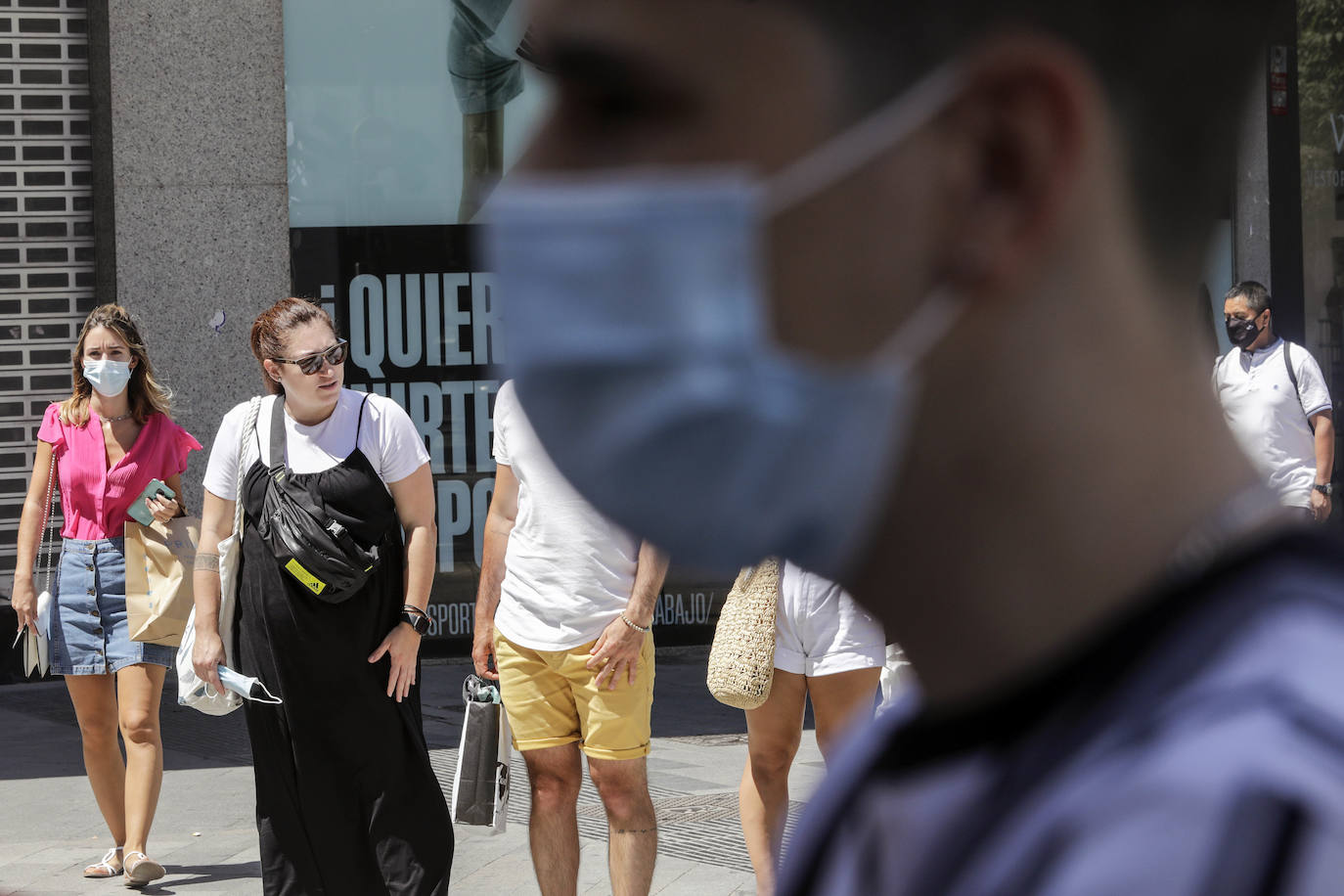 Primer día sin mascarilla obligatoria en Valencia.