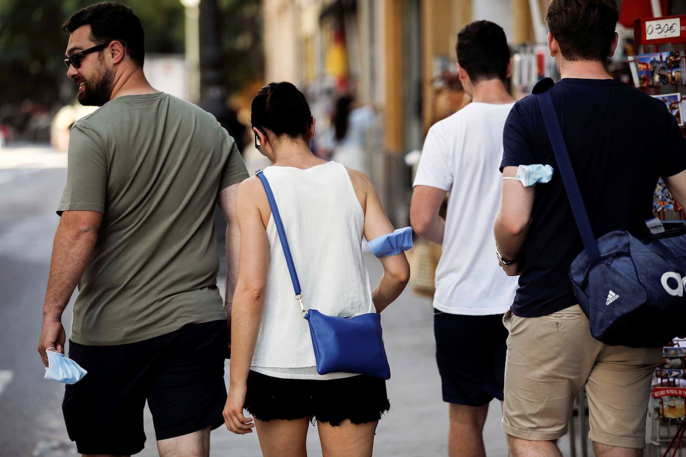 Primer día sin mascarilla obligatoria en Valencia.