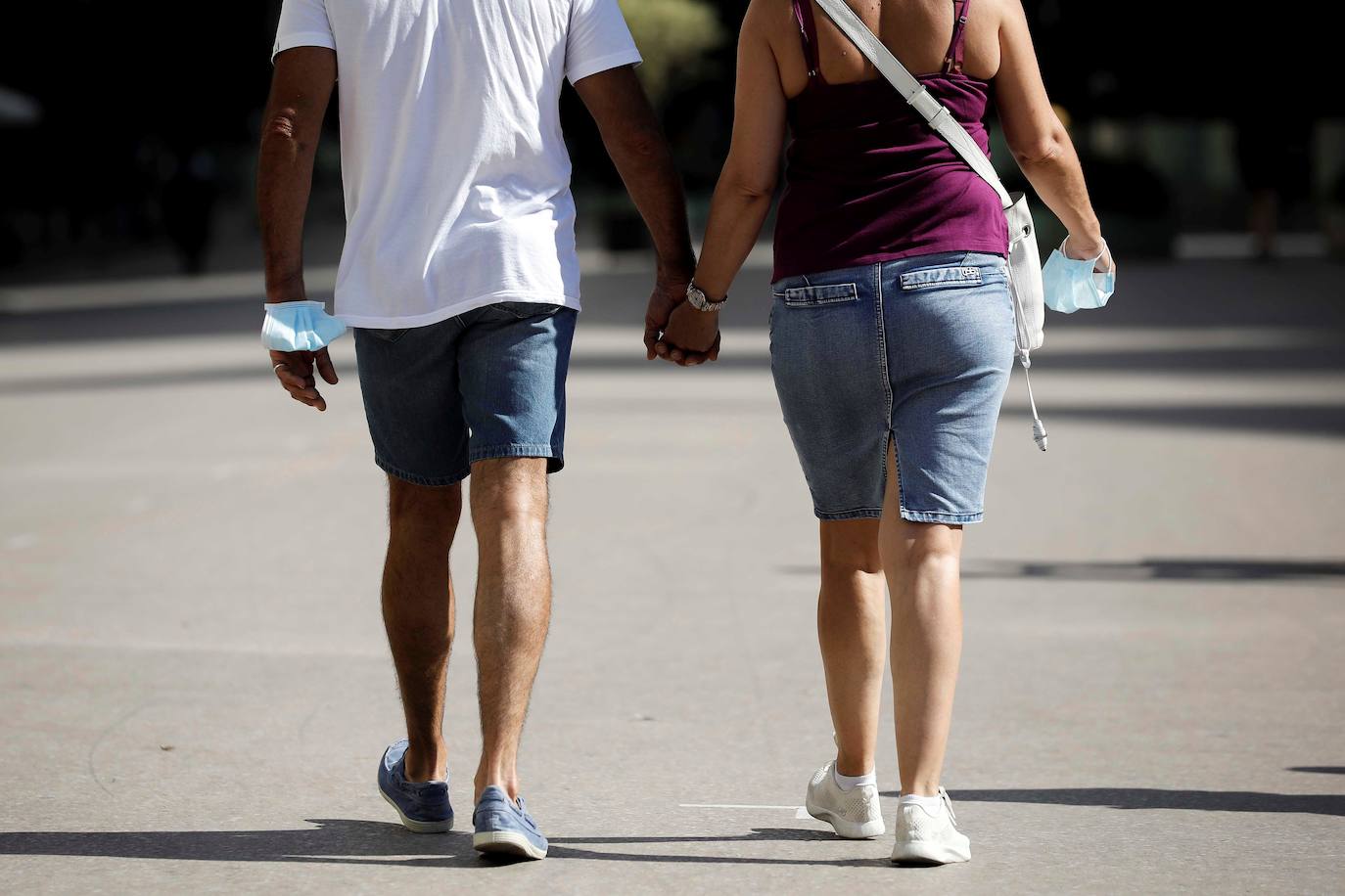 Primer día sin mascarilla obligatoria en Valencia.