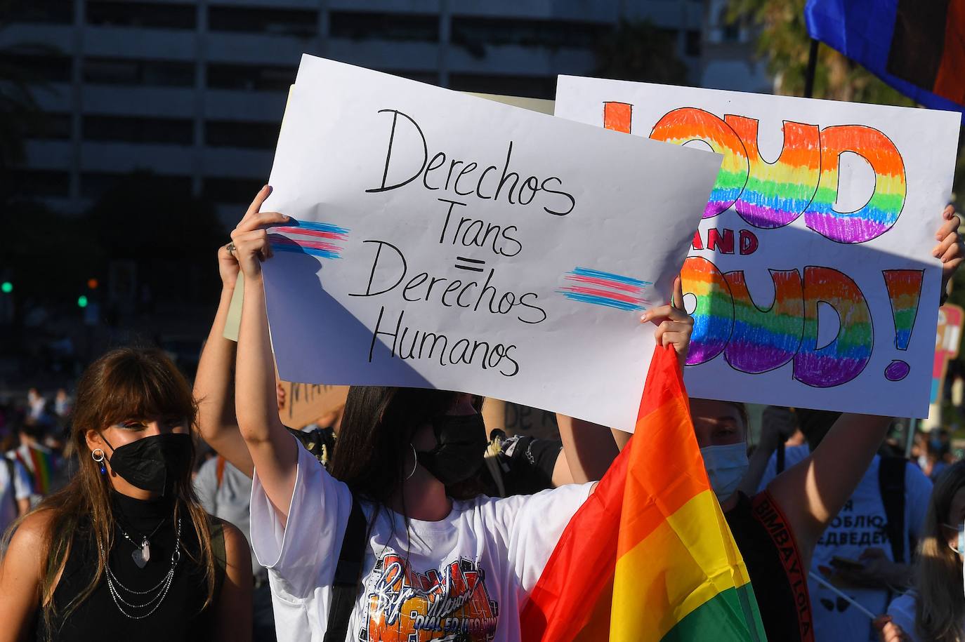 Marcha del Día de Orgullo 2021 en Valencia. 