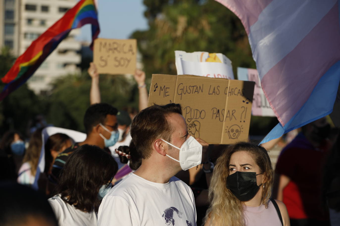 Marcha del Día de Orgullo 2021 en Valencia. 