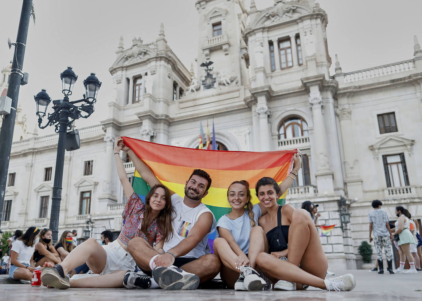 Marcha del Día de Orgullo 2021 en Valencia. 