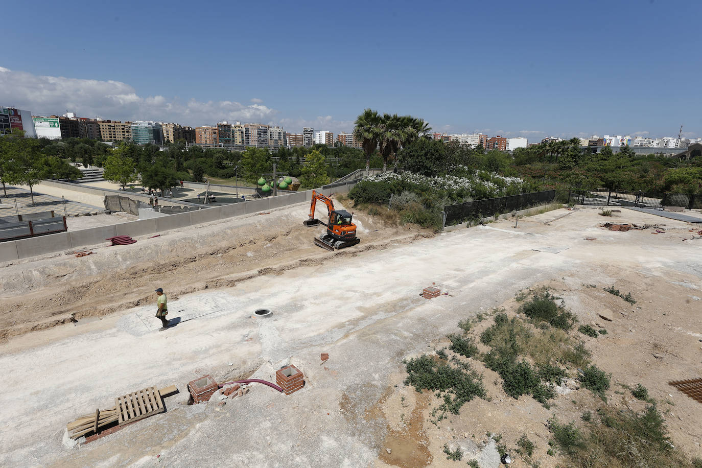 Fotos: Obras en el Parque Central de Valencia