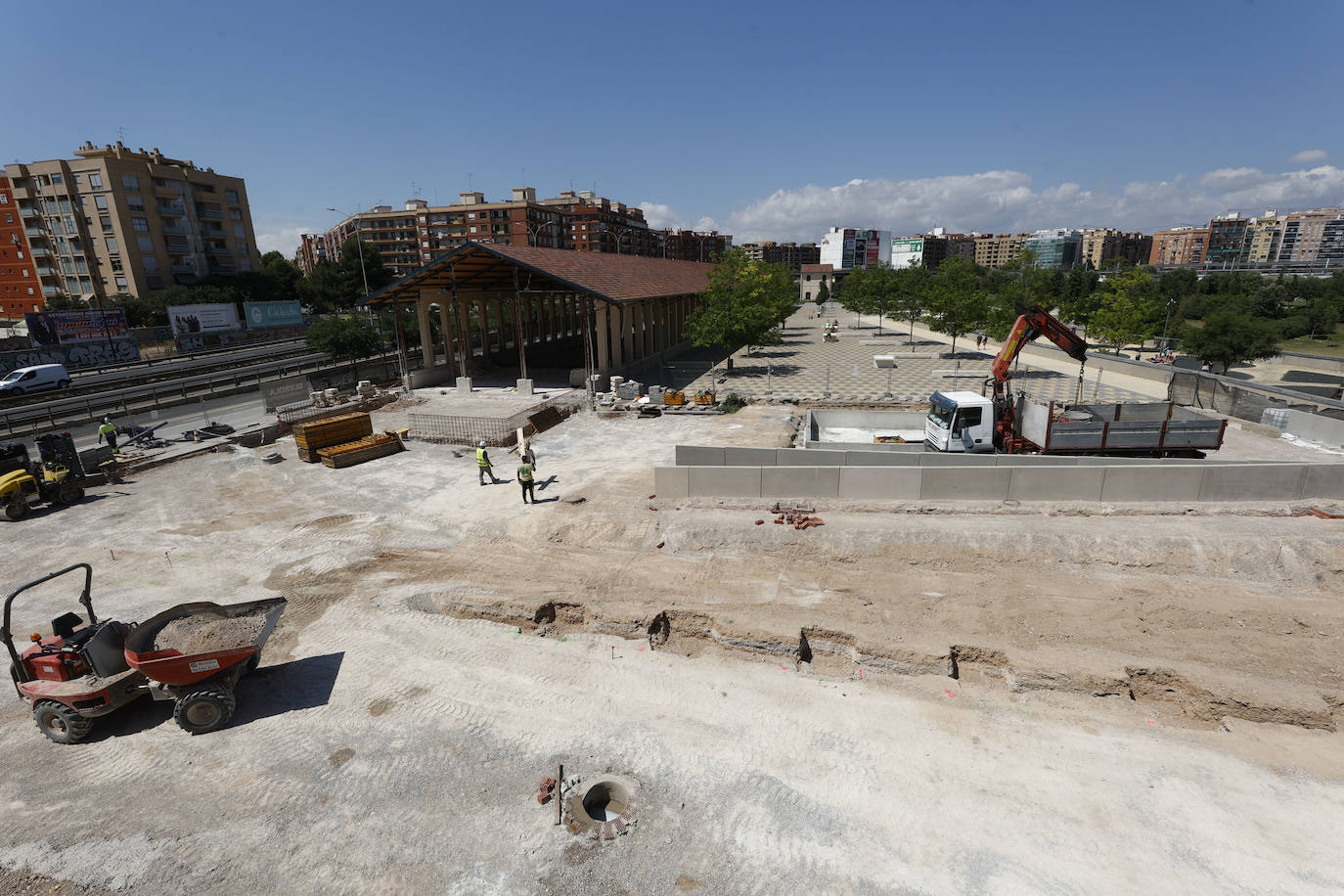 Fotos: Obras en el Parque Central de Valencia