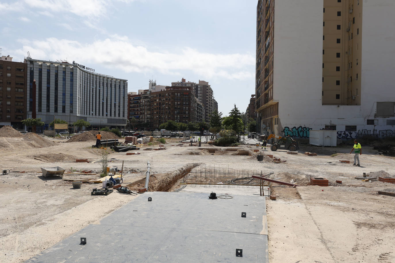 Fotos: Obras en el Parque Central de Valencia