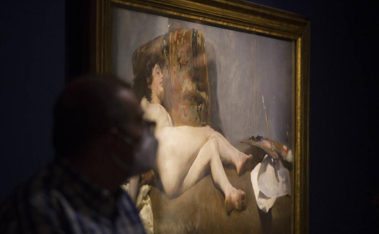 Un desnudo pintado por Sorolla es una de las joyas de la exposición. 