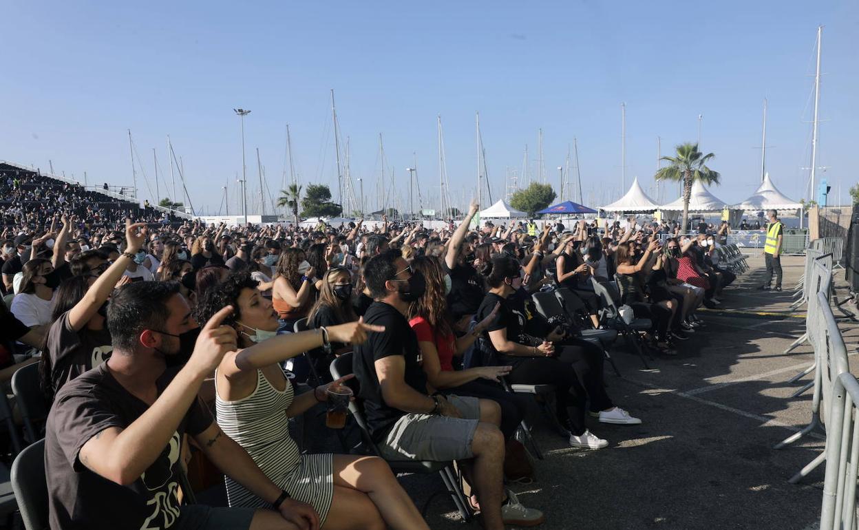 Un concierto reciente en Valencia. 