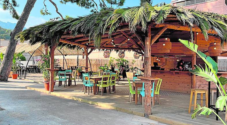 Chiringuito La Isla, un clásico de la playa de Benicàssim. 