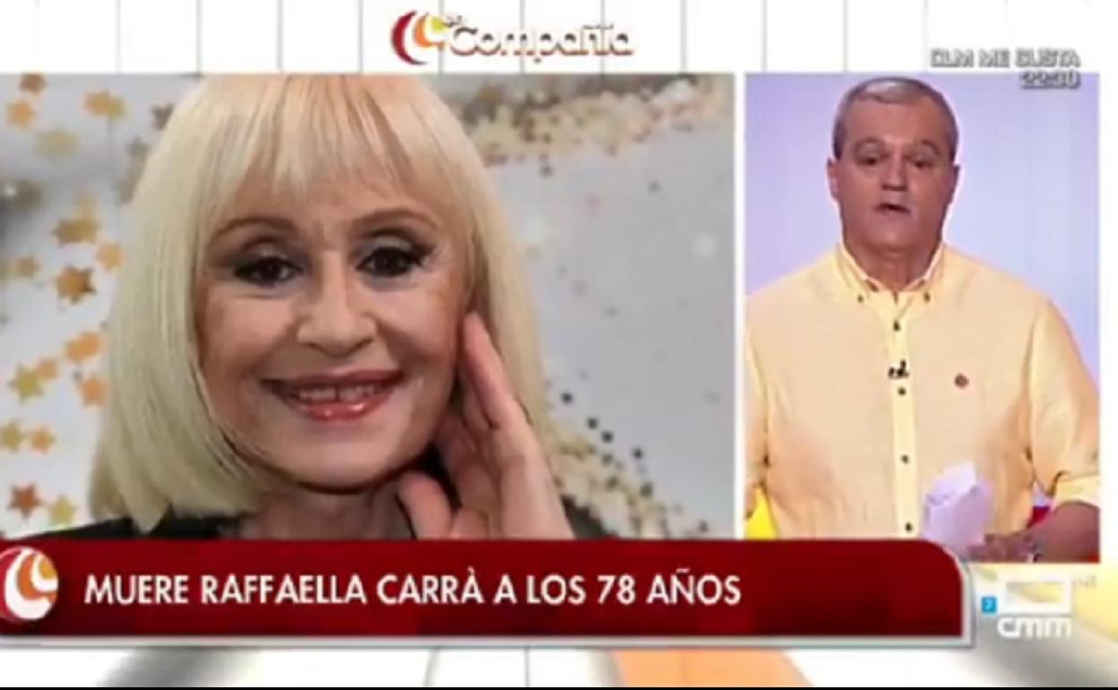 Muerte de Raffaella Carrà: Ramón García, emocionado por la muerte de su "excelente amiga" | Ramón García, «consternado» al informar en pleno directo de la muerte de su «excelente amiga» Raffaella Carrà