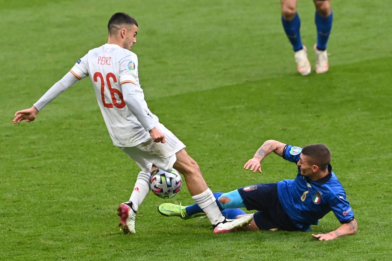 Fotos: Italia-España, en imágenes