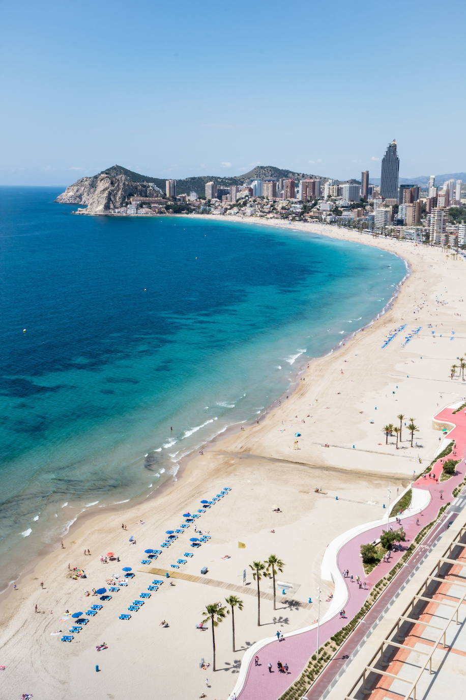 Playa de Benidorm (Alicante).