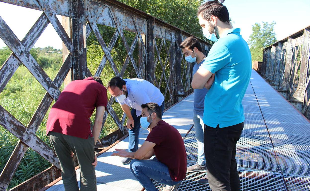 Avanzan las obras del Puente de Hierro en Vilamarxant