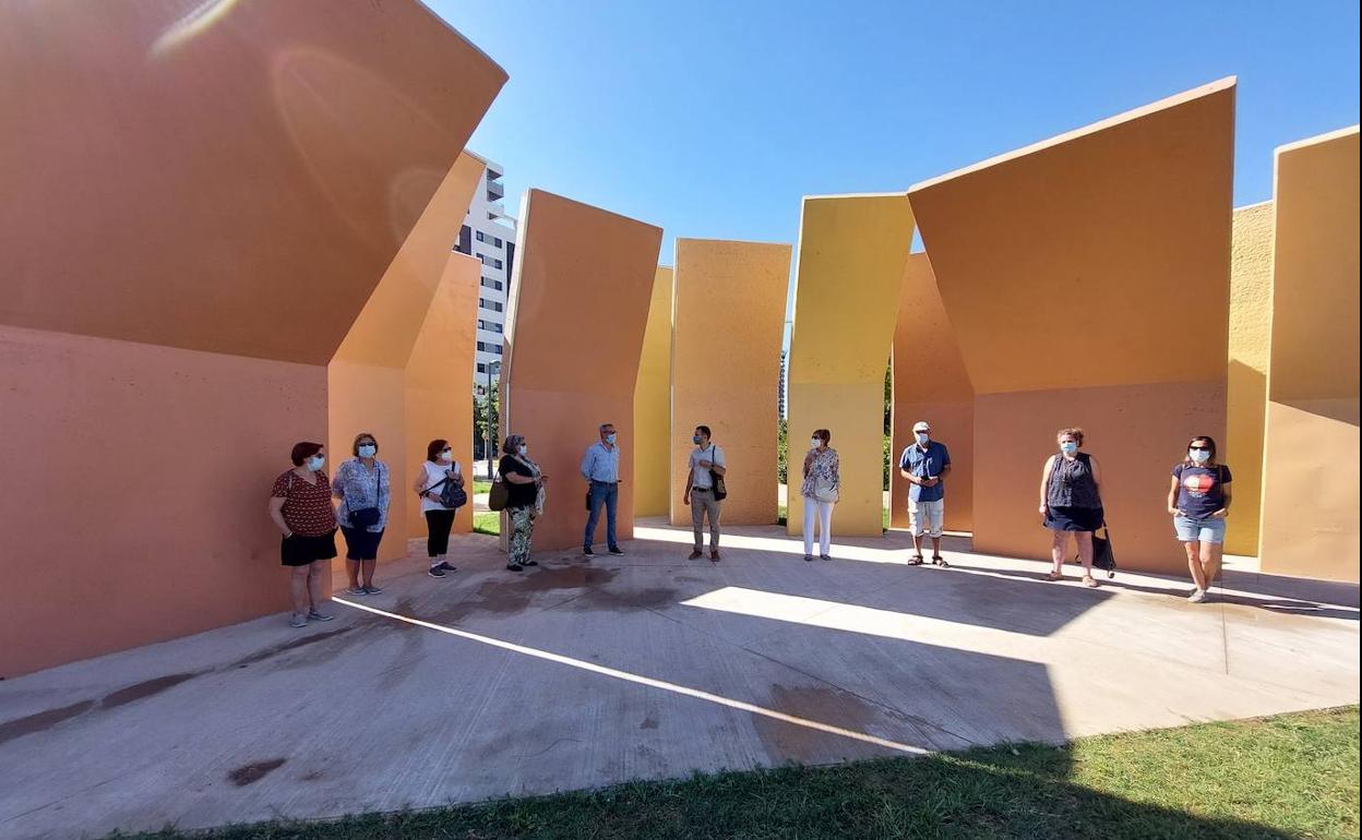 Nueva pérgola en el barrio de Malilla.