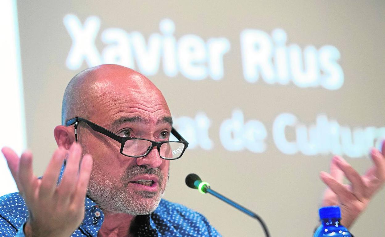 El diputado provincial de Cultura, Xavier Rius. 