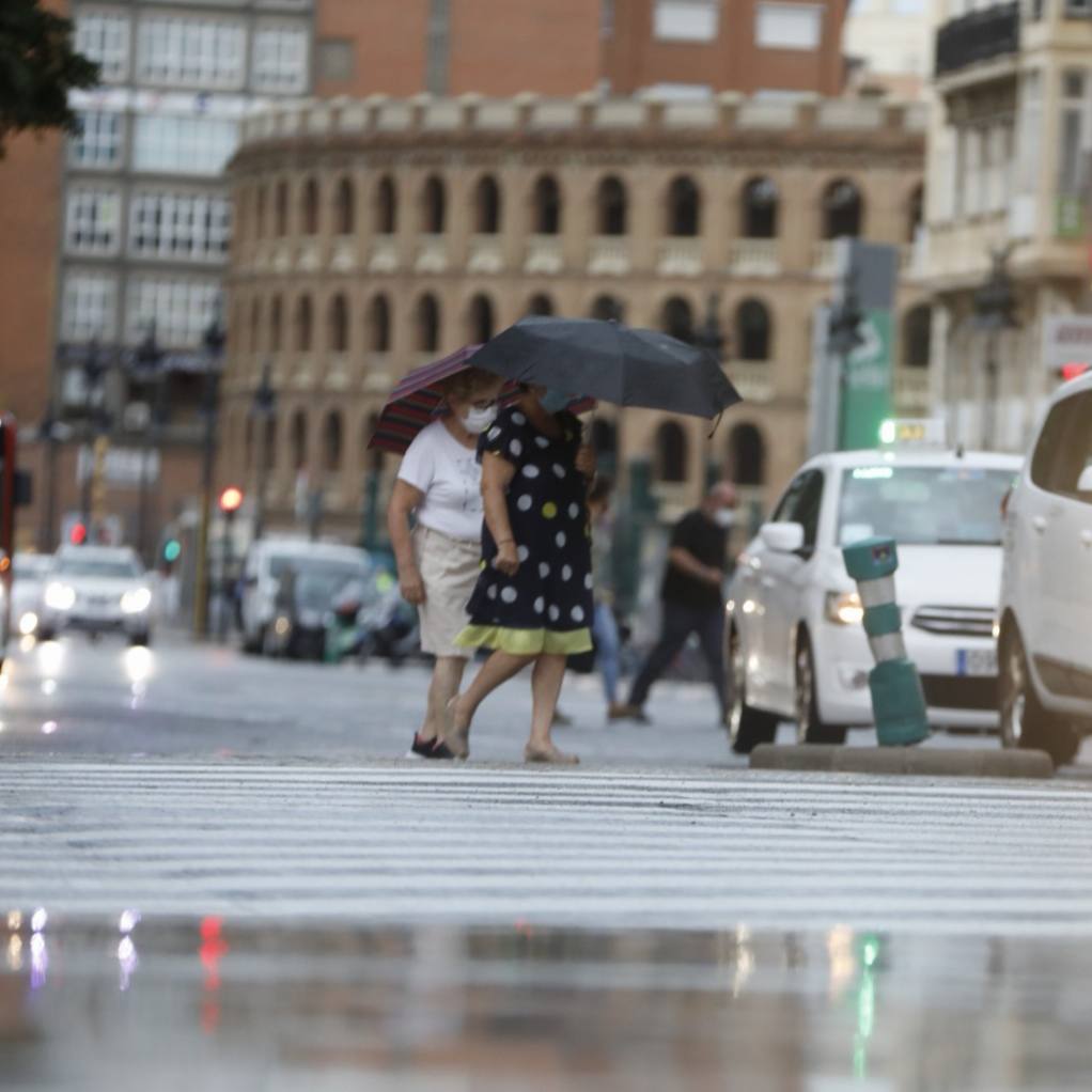 Lluvia en Valencia. 