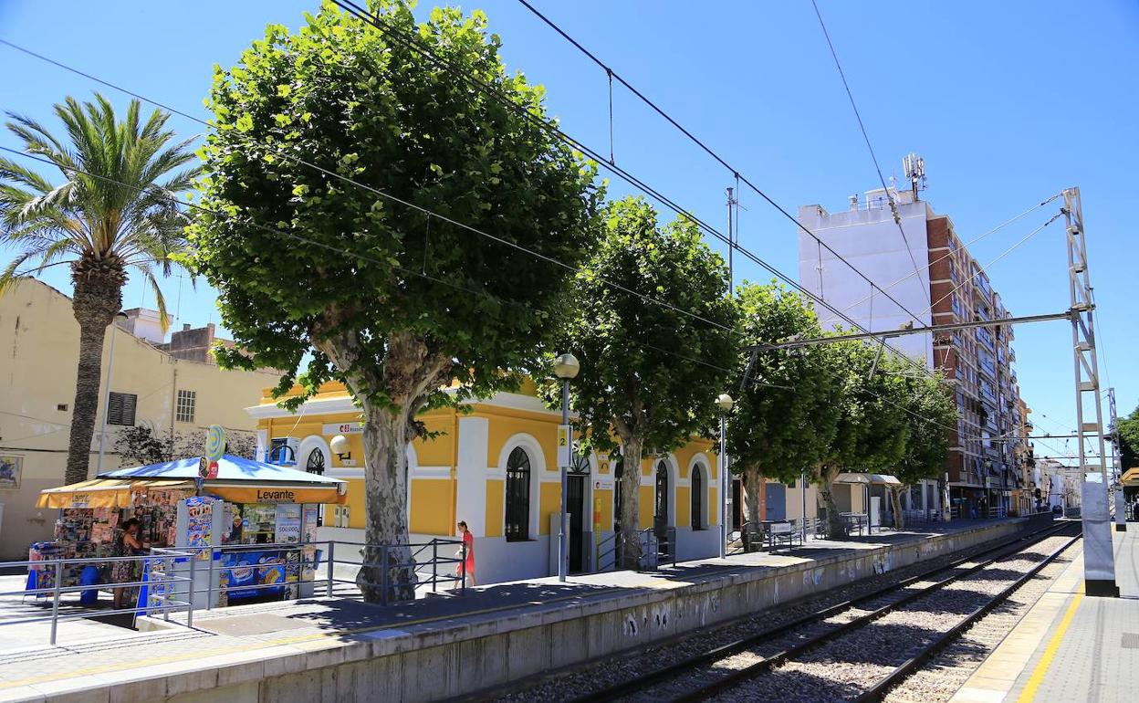 Una de las estaciones del tramo afectado. 