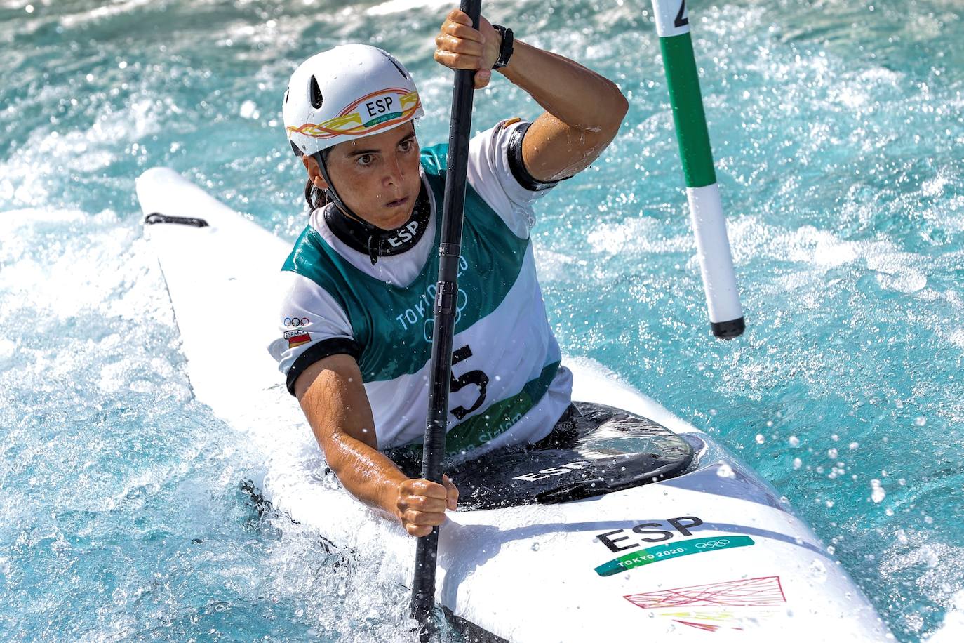 Maialen Chourraut, medalla de plata en slalon