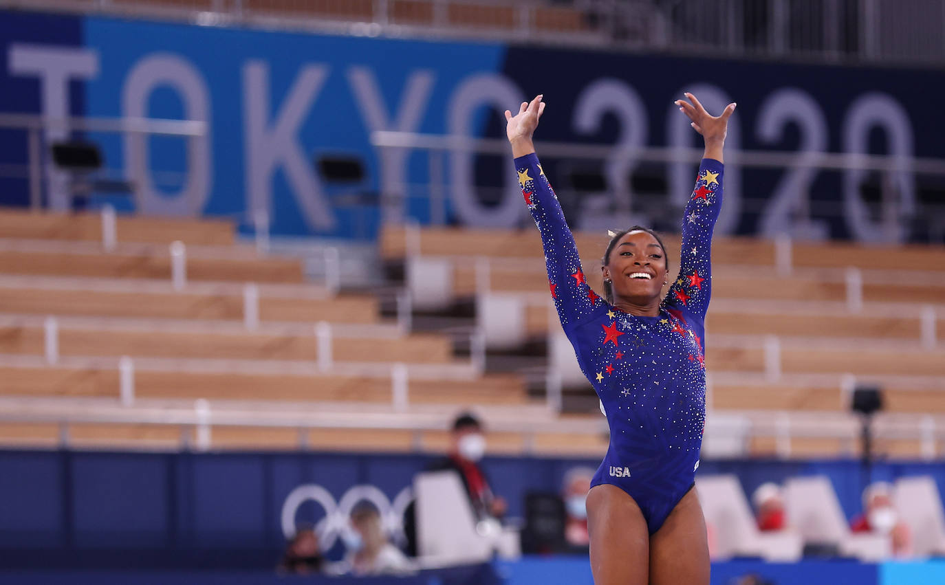 Simone Biles, en los JJOO de Tokio