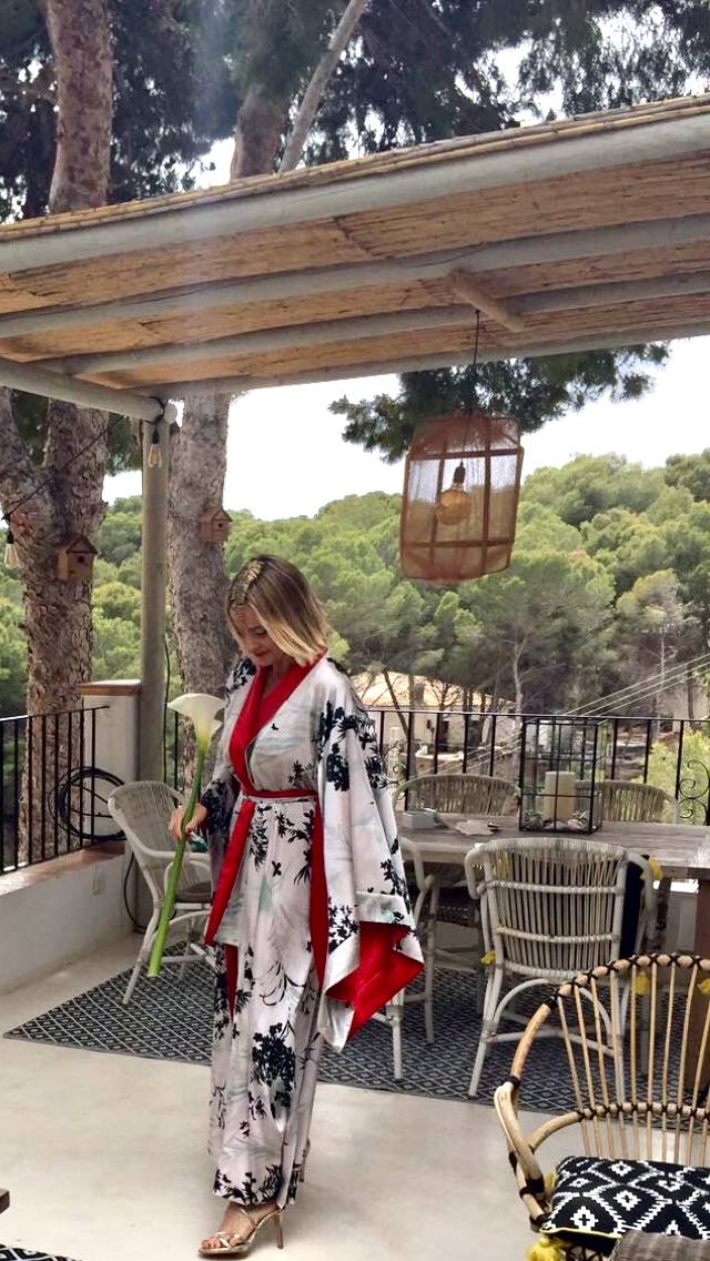 La interiorista Zdenka Lara en su casa del Portet.