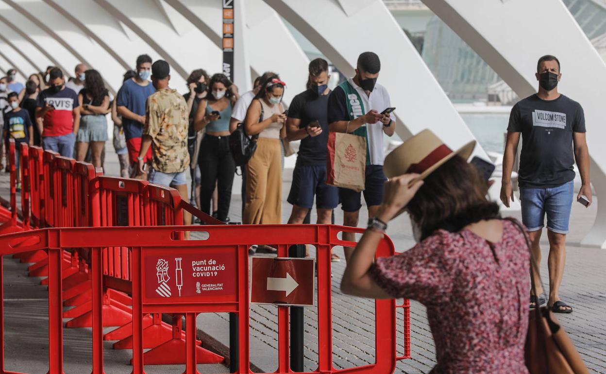 Vacunación en Valencia. 