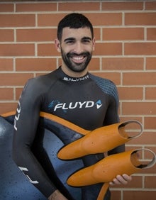 Imagen secundaria 2 - Aparisi logró un quinto puesto final en el Mundial de apnea el pasado mes de junio en Serbia. 