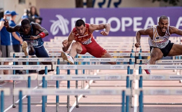 Quique Llopis, en el Europeo sub-23. 