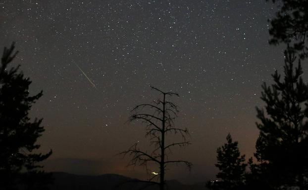 Lluvia de estrellas. 