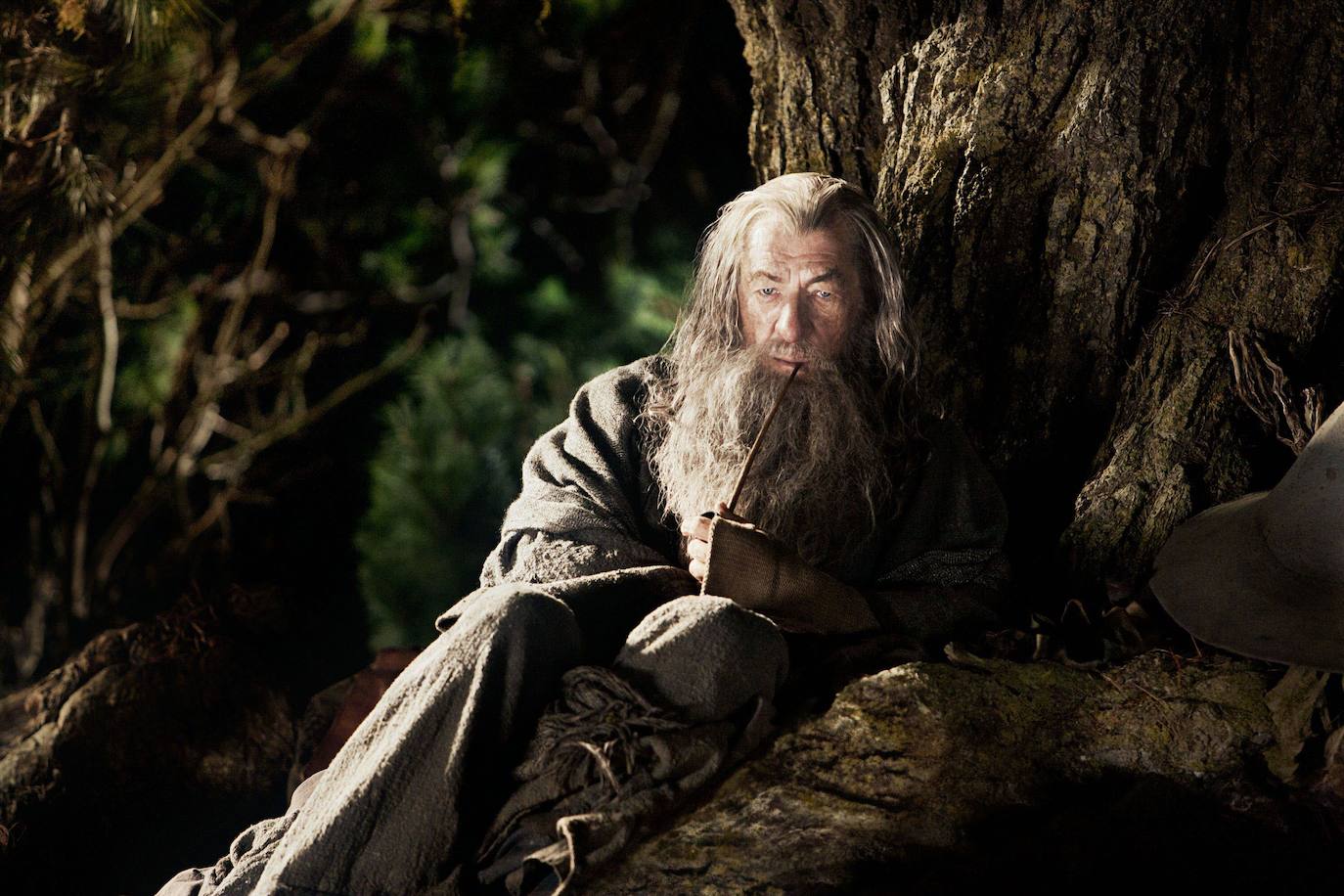 Ian McKellen en el papel de Gandalf