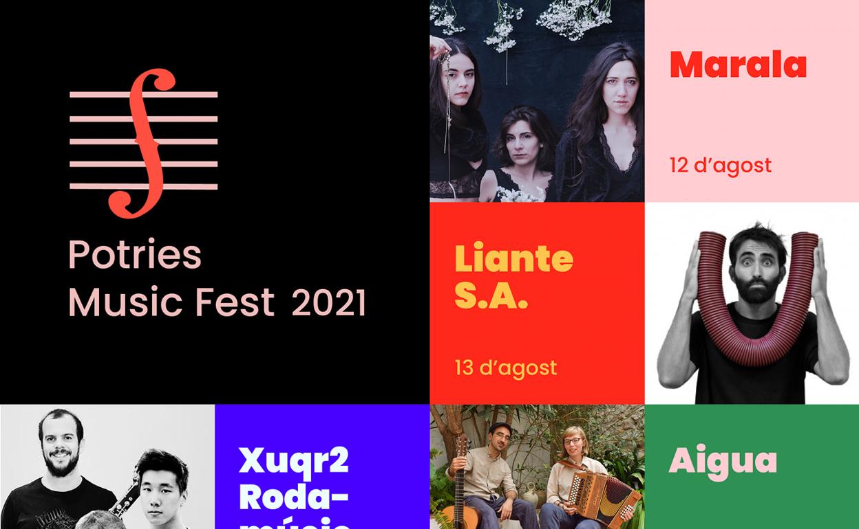 Cartel del festival de Potries. 