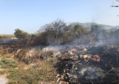 Imagen secundaria 1 - Incendio en Dénia.