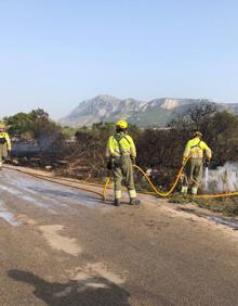 Imagen secundaria 2 - Incendio en Dénia.