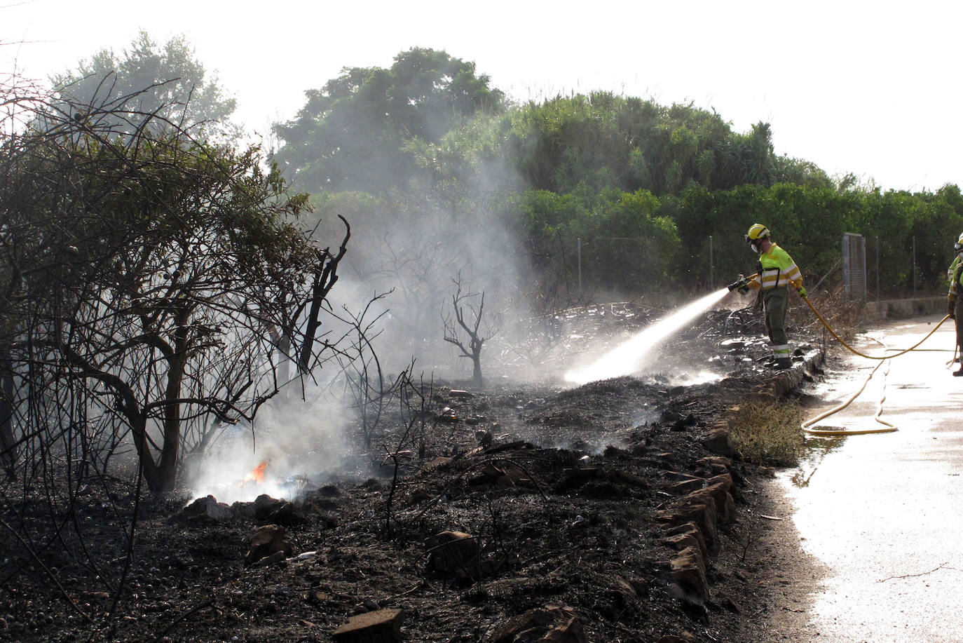 Incendio en Dénia.