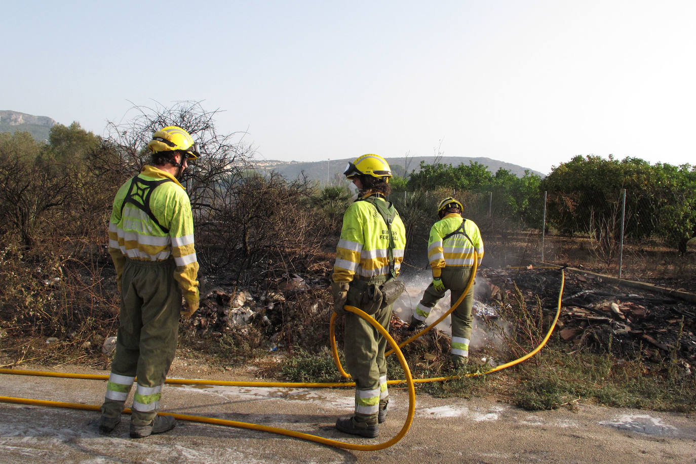 Incendio en Dénia.