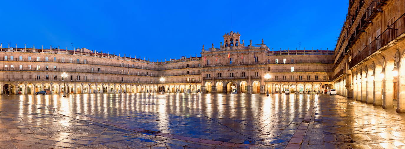 11. Salamanca:  conocida como la ciudad dorada debido al color de la piedra utilizada para construir sus monumentos. Fue declarada Patrimonio de la Humanidad en 1988 y su plaza mayor y universidad están consideradas unas de las más bonitas del mundo, además de en el caso de la universidad, una de las más antiguas. Algunos de los monumentos de obligada visita son la Casa Lis, el Puente Romano y el jardín de Calixto y Melibea. 