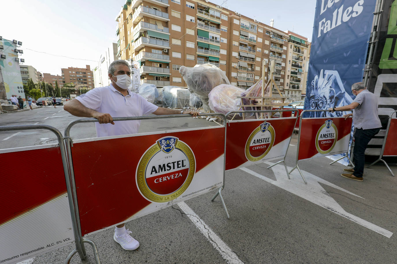 Los ninots ya están en la calle. 