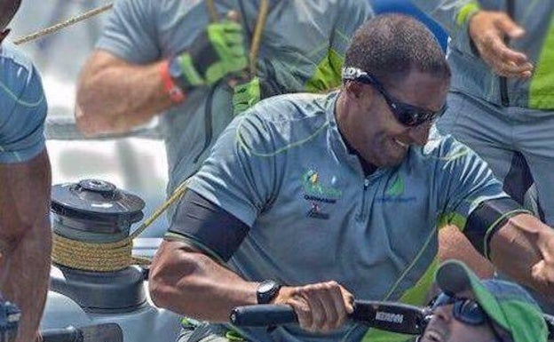 Jorge Ondo, durante su participación con el Desafío Español en la 32 Copa América. 