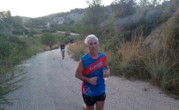 La montaña es una de las pasiones de este apasionado del running. 