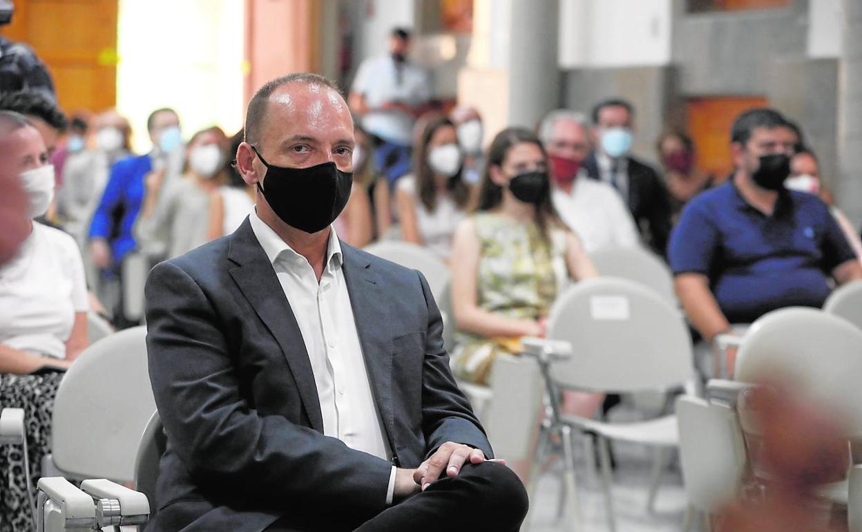 Dalmau ,en el acto en el Colegio de Administradores de Fincas de Valencia-Castellón.