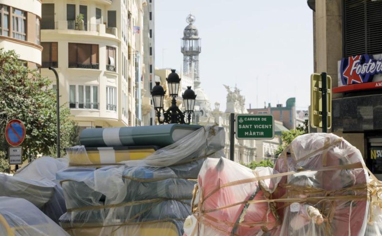 Un ninot en Valencia.