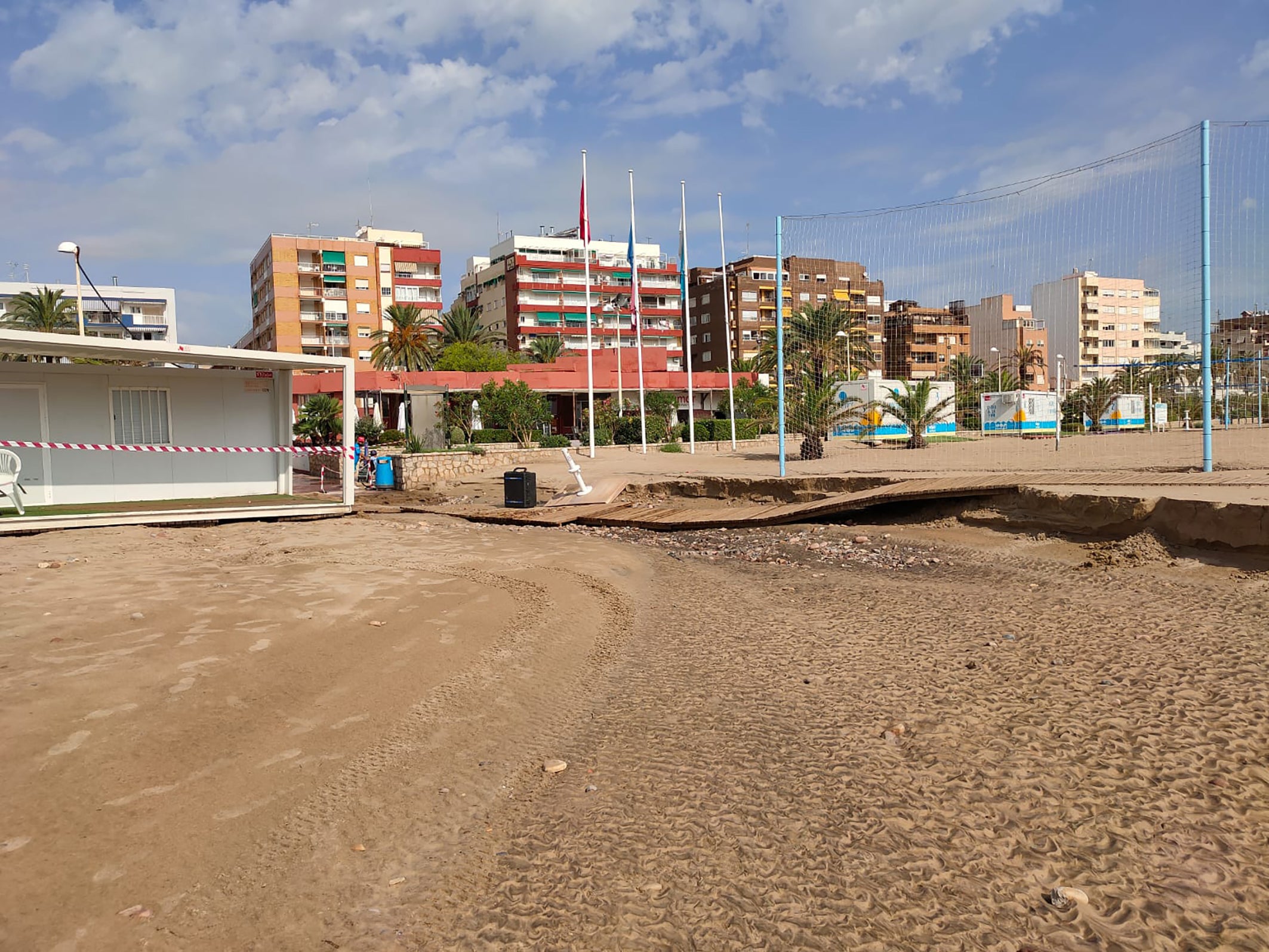 Los efectos de la lluvia en Sagunto