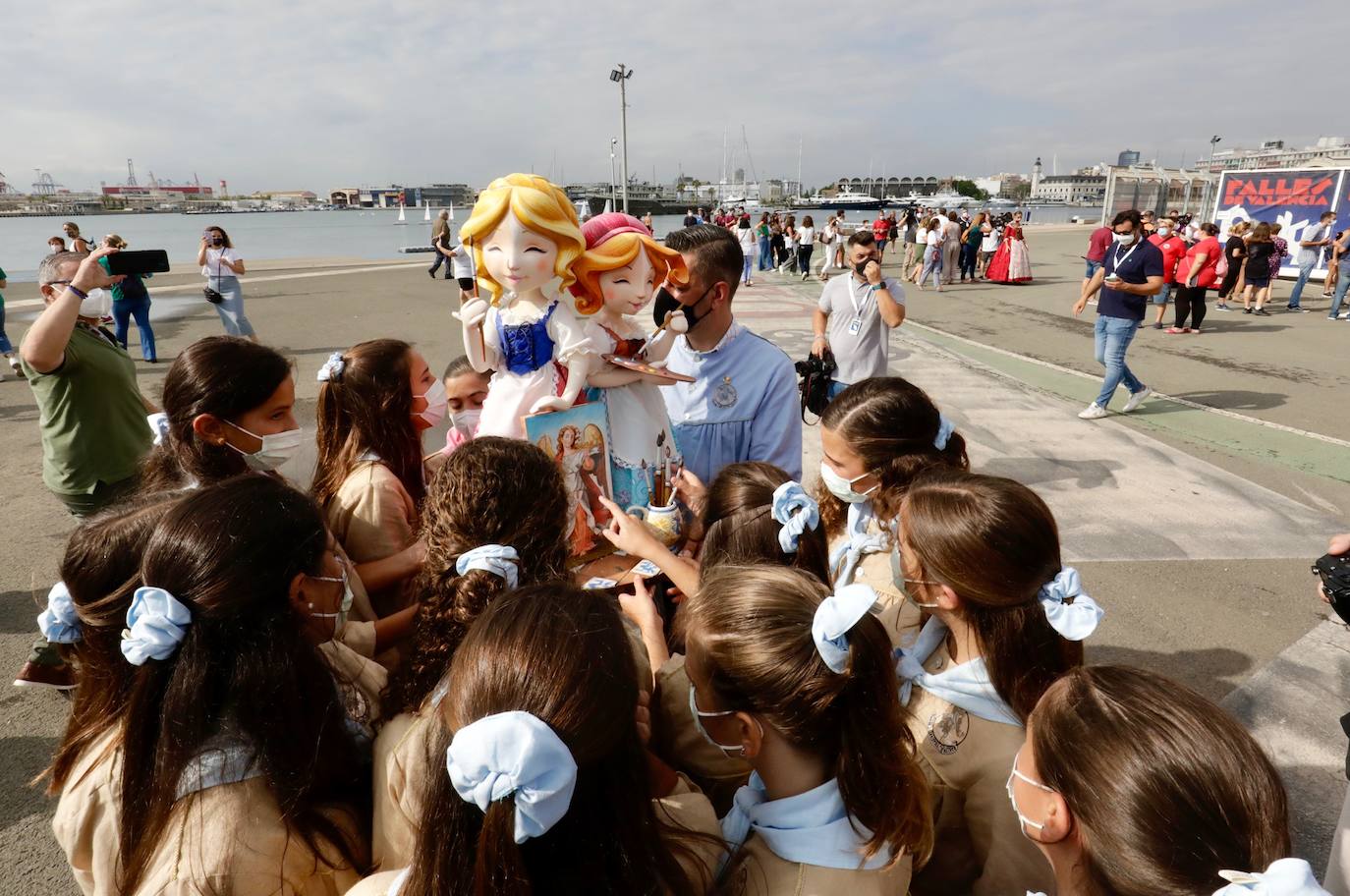 Fotos: La falla Almirante Cadarso consigue el Ninot Indultat Infantil de las Fallas 2021 por segundo año consecutivo