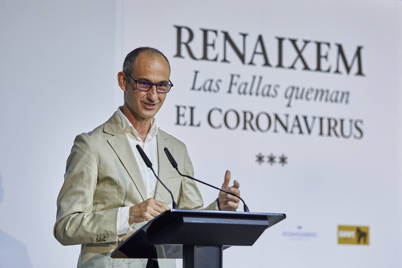 Jesús Trelis, director de Las Provincias, durante su discurso