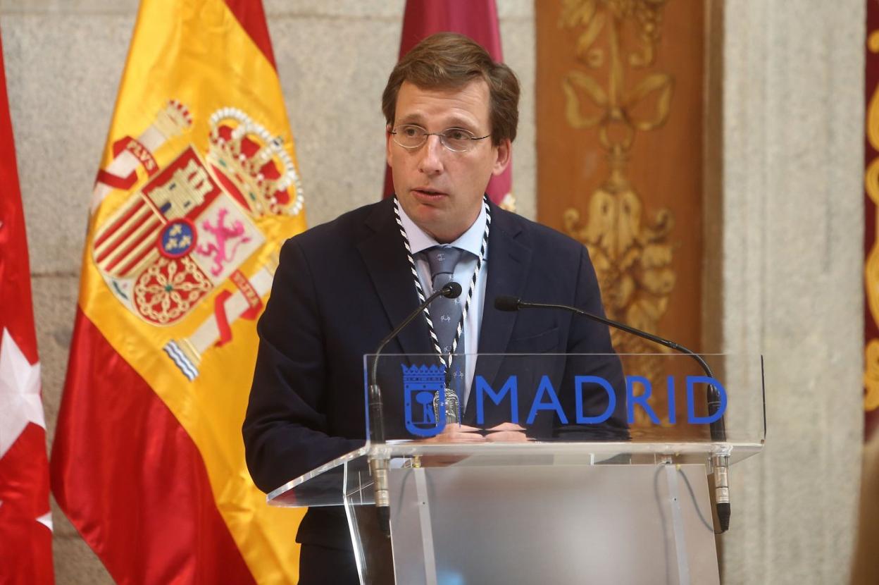 El alcalde de Madrid, José Luis Martínez Almeida en un acto reciente. Ricardo Rubio / EP